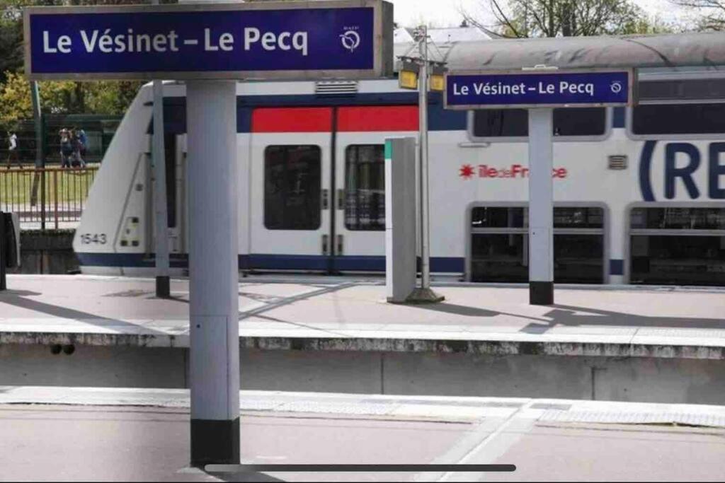 Spacieux Terrasse Apartment - Proche Paris Le Vésinet Extérieur photo